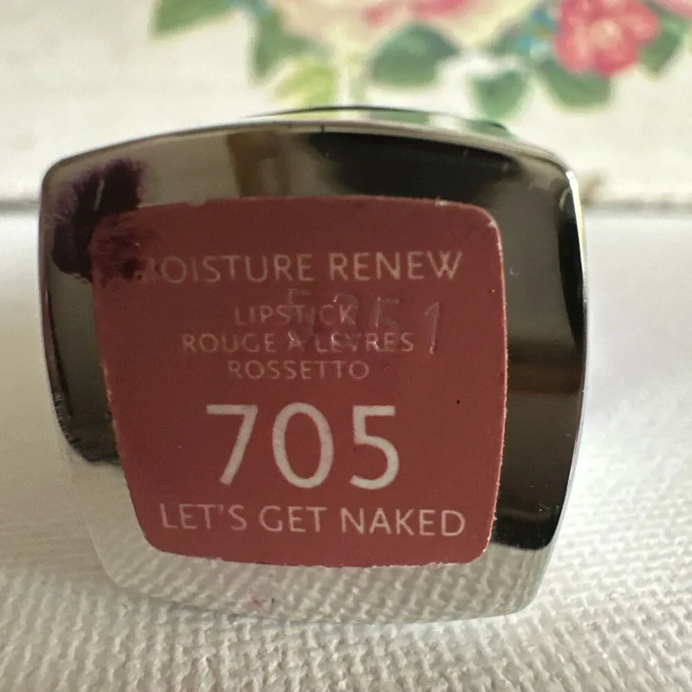 RimmelL London Moisture Renew Lipstick 705 LETS GET NAKED nicked